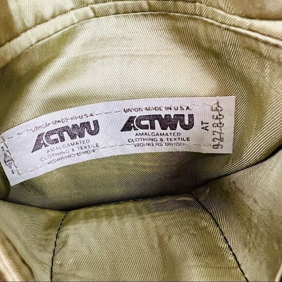 Vintage 70s Austin Reed of Regent Street Union Made in USA Tan Tweed Blazer - Picture 13 of 13